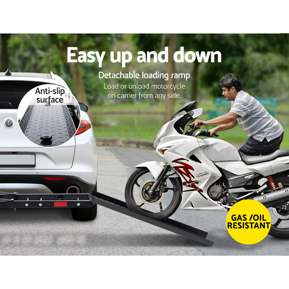 Giantz Motorcycle Motorbike Carrier Rack Ramp