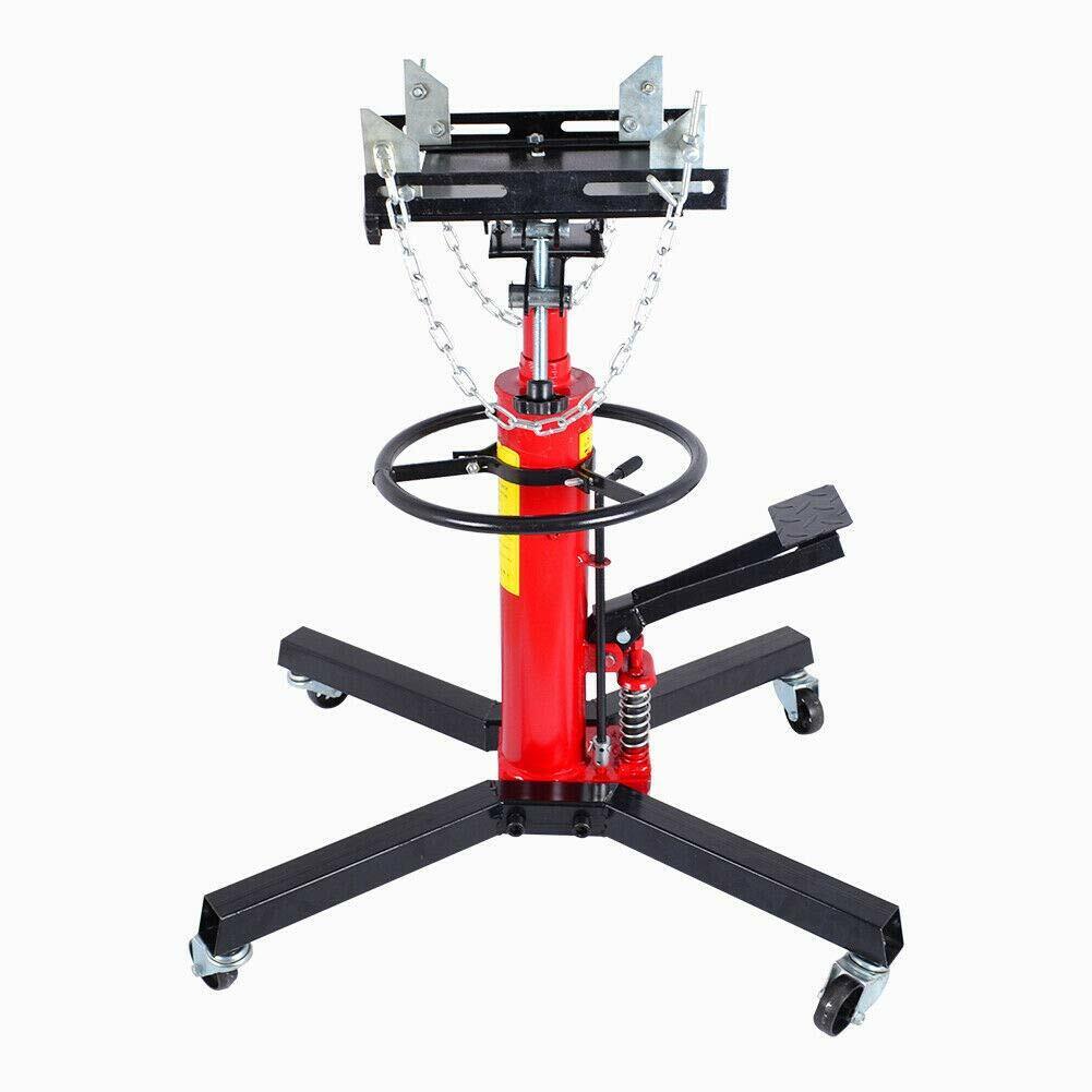 Leatherdirect 0.5 Ton (1102 Lbs) Vertical Hydraulic Transmission Jack – 185cm Max Lift, Made In UK