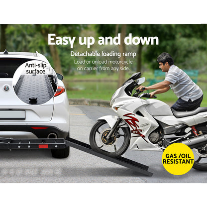 Giantz Motorcycle Motorbike Carrier Rack Ramp