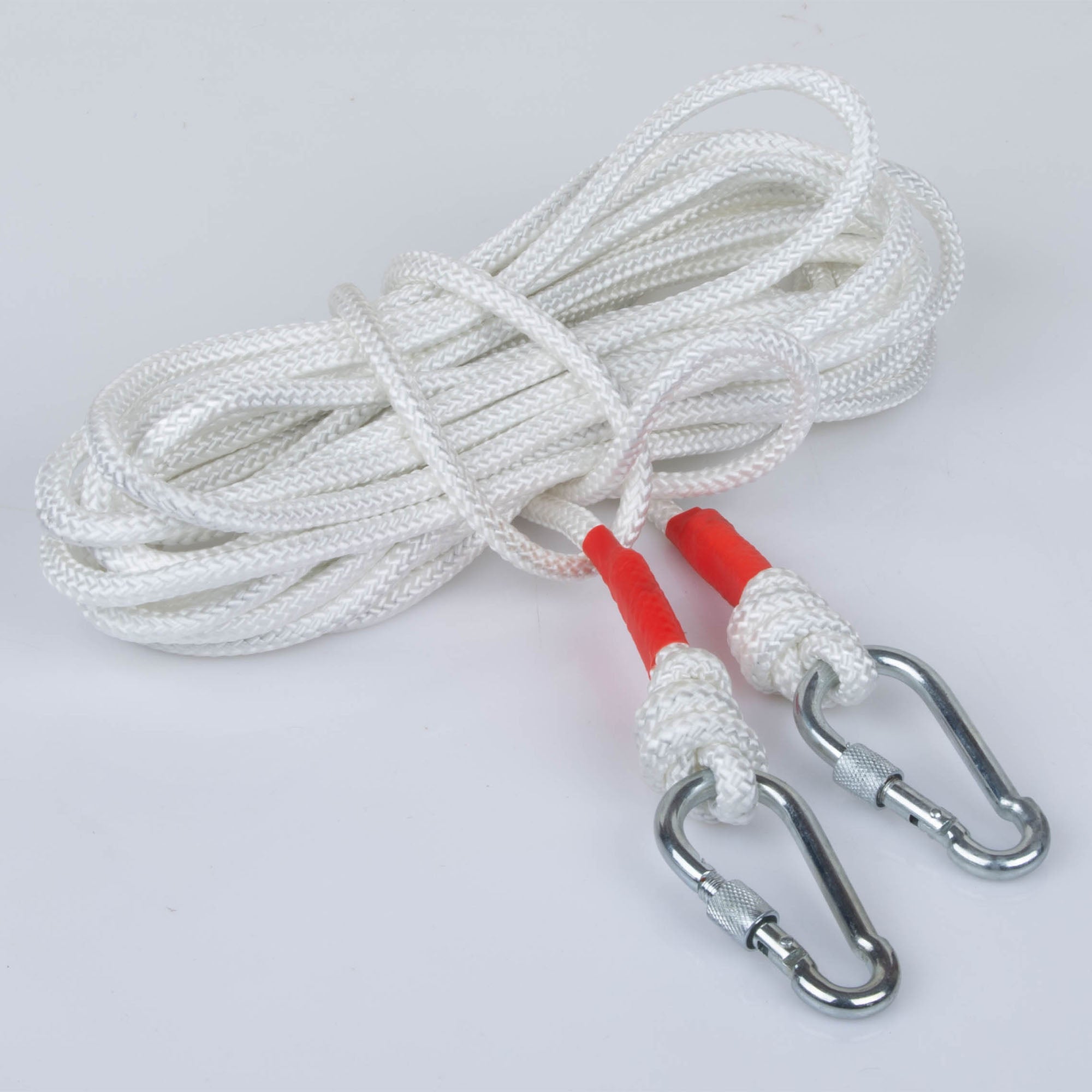 8mm 10m Safety Climbing Rope Nylon Rock Static Outdoor Boat Anchor Mar ...